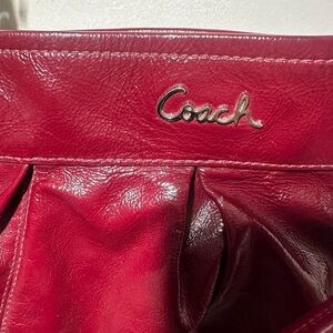 Coach Burgundy Leather Tote